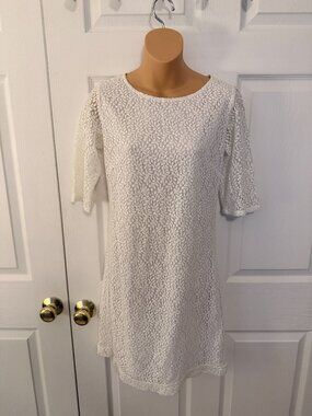Pendleton Womens White Lace Dress Size 2 Petite Bridal
